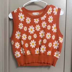 Altard state orange sunflower sweater